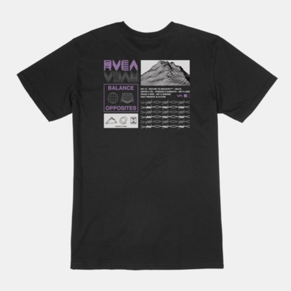 Men's RVCA wireframe sport tee